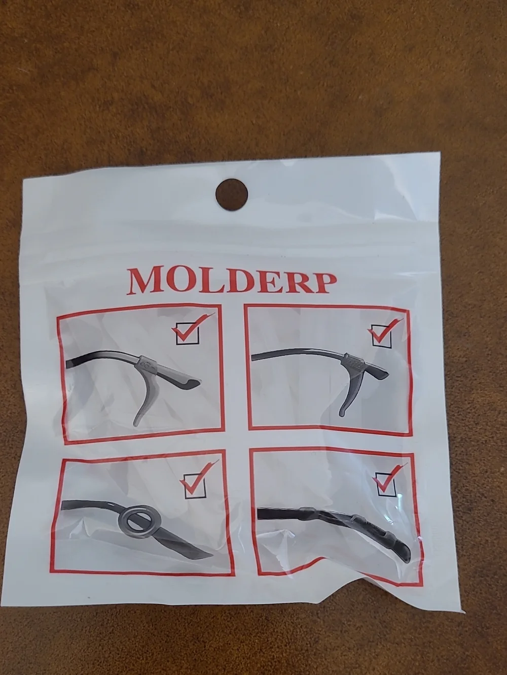 MOLDERP Eyeglass Tips Replacements Clear